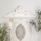 White Wood French Country Carved Wall Decor 14" x 39" x 3"